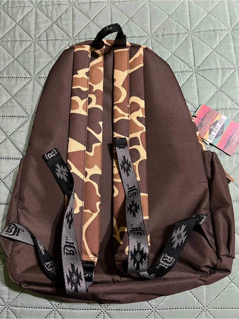 Brown Camo Backpack